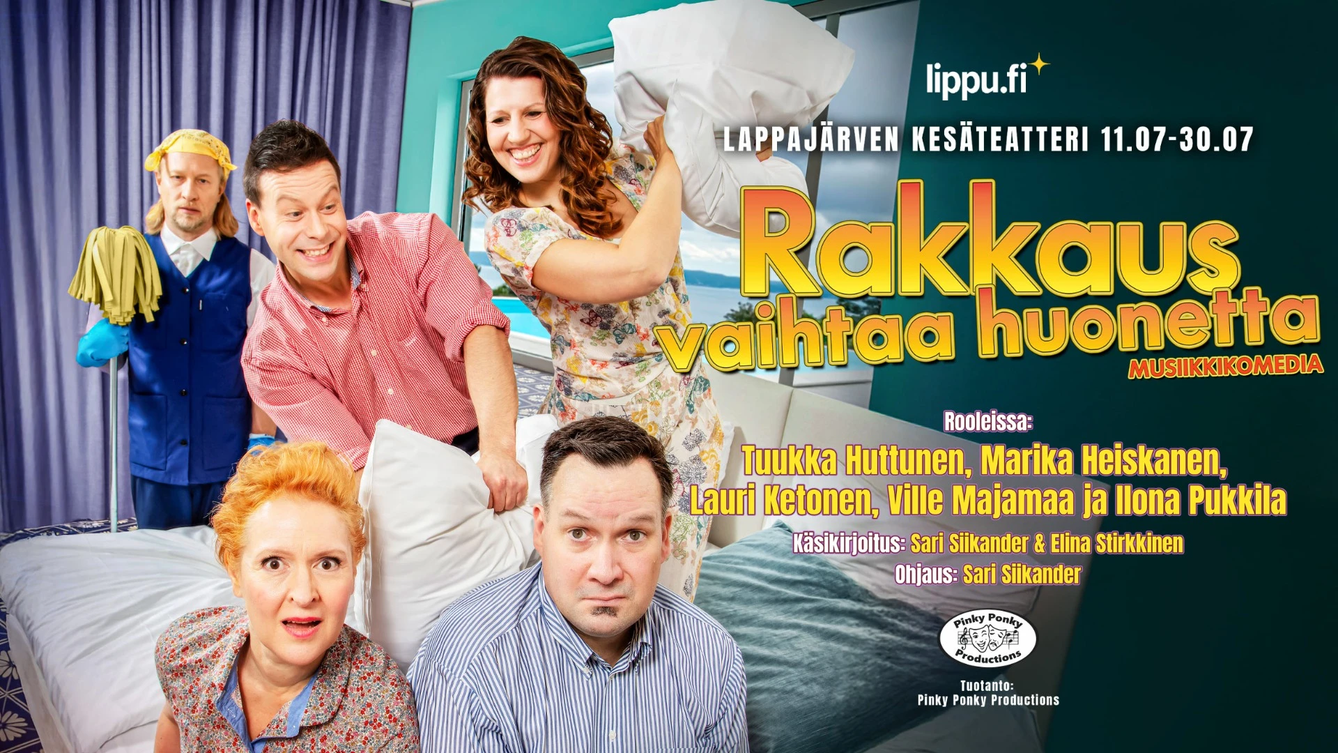 Kesäteatteri - rakkaus vaihtaa huonetta